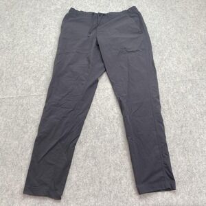 REI Cooperative Pants Mens 34x32 (33x29) Gray Hiking Stretch Drawstring